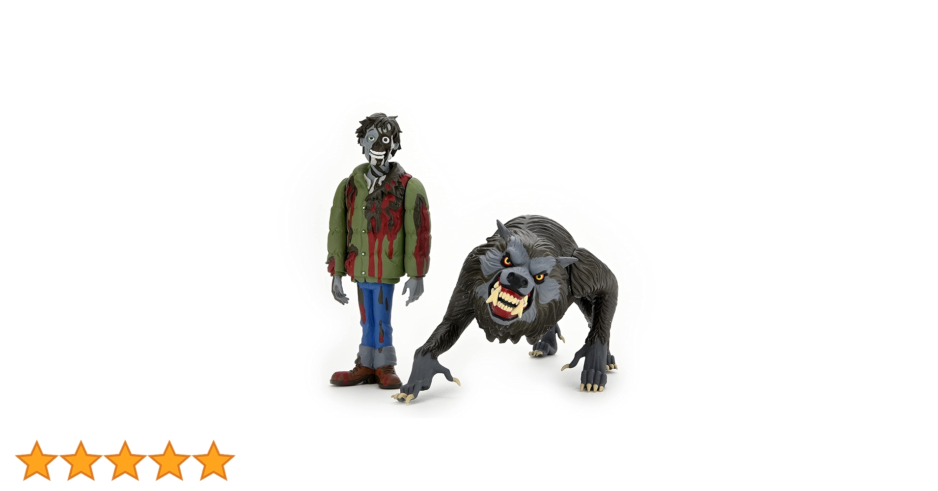 【NECA】新品 正規品 狼男アメリカン ジャックグッドマン&デヴィッドケスラー Amazon.co.jp: ネカ トゥーニー・テラーズ 6インチ アクション